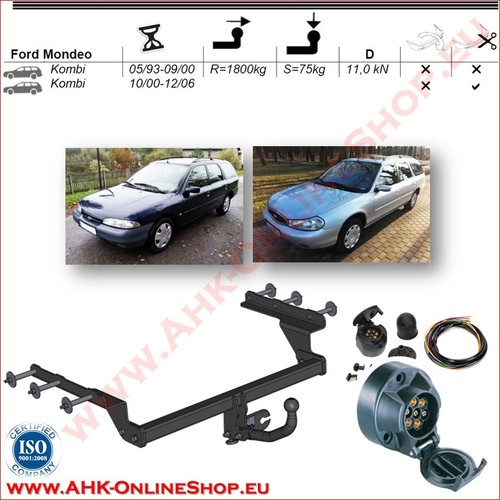 Gancio traino fisso pour ford - gancio,