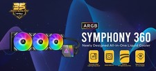 Antec Symphony 360 ARGB Raffreddamento Liquido Led Pc Gaming Intel e Amd