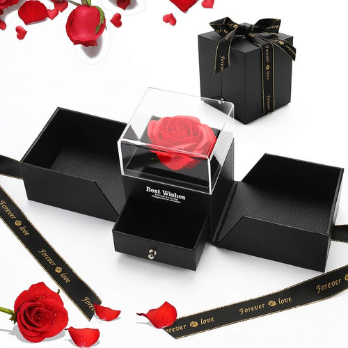 Rosa eterna per donna - rosa, bella