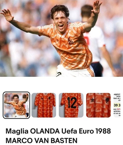 Maglia olanda van basten euro - van,
