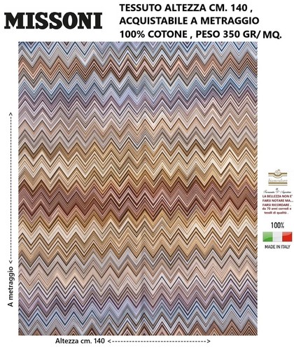 Tessuto missoni metraggio - tessuto,