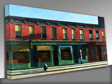 Stampa quadro arte da parete su tela Edward Hopper Early Sunday Morning