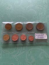SPAGNA 2002 serie completa Set 8 valori 1 2 5 10 20 50 cent 1 2 euro in FDC