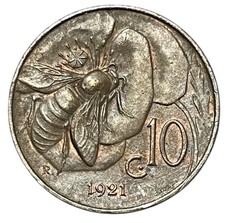 10 CENTESIMI 1921 - APE -