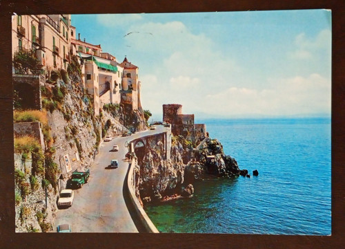Cartolina amalfi torre - amalfi, la