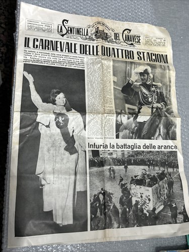Carnevale ivrea mugnaia - carnevale, la