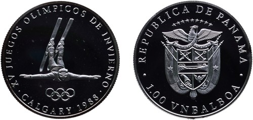 Panama 1988 balboa silver - 1988,