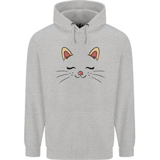 Felpa Con Faccia Di Gatto