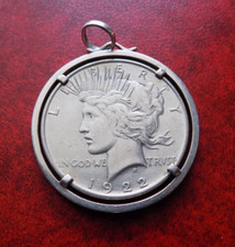 Stati Uniti 1 Dollaro Peace 1922  argento 900/1000 con montatura