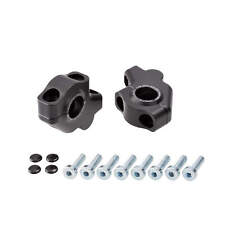 Rialzo manubrio 30mm nero con