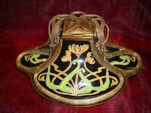 Calamaio fiore stile art - calamaio, deco