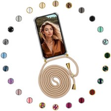 Custodia cellulare con cinturino catena cellulare da appendere custodia in silicone cinturino cellulare cordino catena