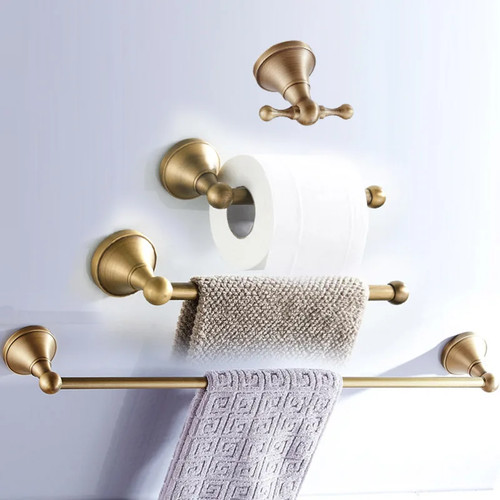 Set accessori bagno - accessori, ottone