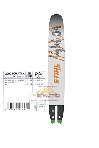 Spranga lama 325 6 - spranga/lama, mm