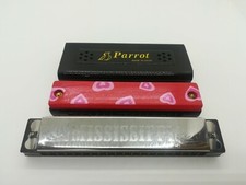 Lotto 3x Harmonica Parrot Mississippi Armonica A Bocca Strumenti A Fiato