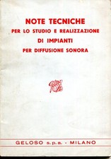 NOTE TECNICHE PER LO STUDIO E