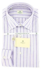 Camicia Viola Luigi Borrelli -