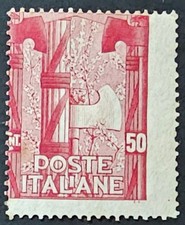 VARIETà,ITALIA REGNO 1933 ANNIV.MARCIA SU ROMA,DENTELLATURA FORTEMENTE SPOSTATA,