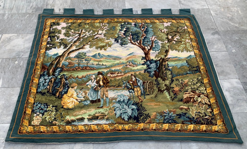 Vintage french tapestry - french,