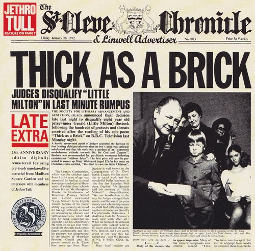 Jethro tull thick - -, as