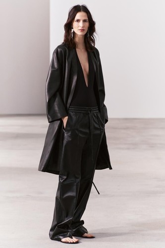 Cappotto zara 100 pelle - zara, 100%
