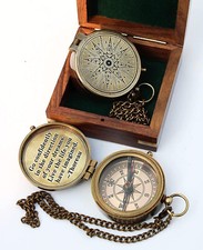 Antica bussola tascabile in
