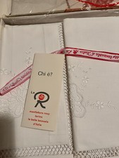 LENZUOLO MATRIMONIALE RICAMO A