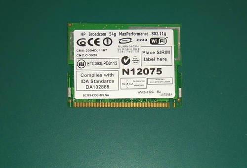 Scheda wifi broadcom - scheda,