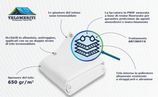 TELO PVC 650 gr/mq occhiellato