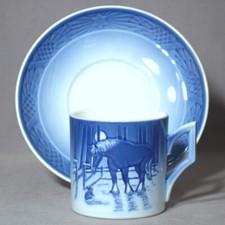 Tazza e piattino di Natale