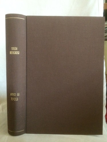 Studi religiosi rivista - religiosi.,