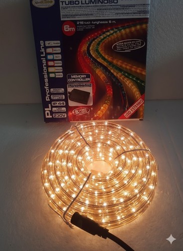 Tubo luminoso 6mt luce calda - luminoso,