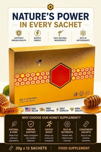 Natural honey packs for men - natural,