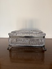 Scatola in cristallo di Boemia