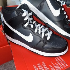 Nike Dunk High nere bianche UK