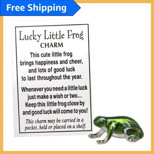 Lucky little frog - charm, with