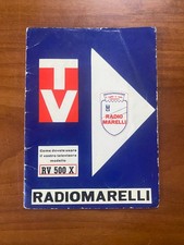 Libretto d'uso RADIOMARELLI TV,modello RV 500 X,anno 1950-60 circa