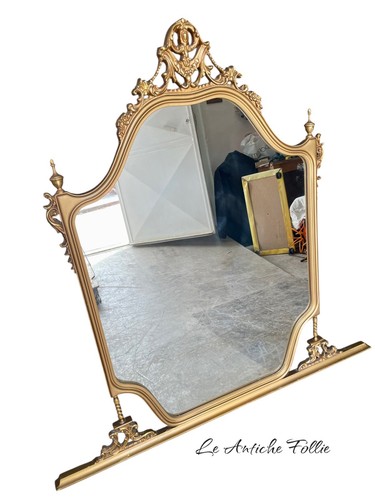 Specchiera antica con - specchiera,