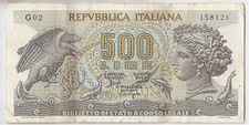 Italy 500 lire 1966 - italy,
