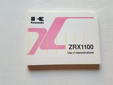 Kawasaki ZRX 1100 2000 manuale uso manutenzione libretto originale italiano