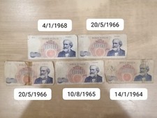 Lotto banconote 1000 lire - 5,