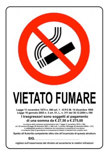 Cartello segnaletico vietato - cartello,