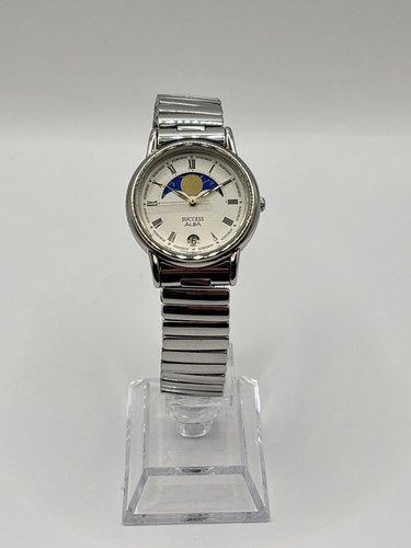Seiko alba v338 6a20 silver - alba,