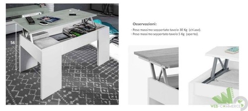 Tavolino contenitore piano - contenitore,