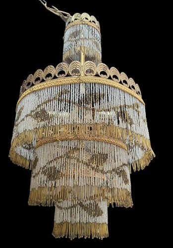 Lampadario vintage con - lampadario,