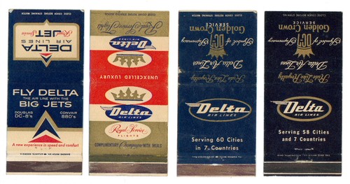 Delta air lines matchbox - delta, 4