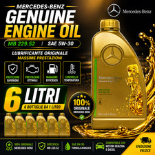 6 LITRI Olio Motore Mercedes