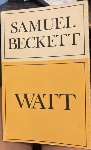 Watt samuel beckett - by,