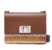 FURLA 1927 LOGO WICKER