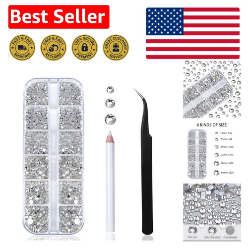 Kit strass nail - kit, 2400pz